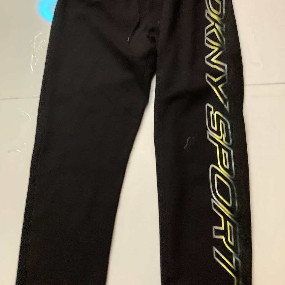 NWT DKNY Sport jogger sweatpants neon logo warm and soft